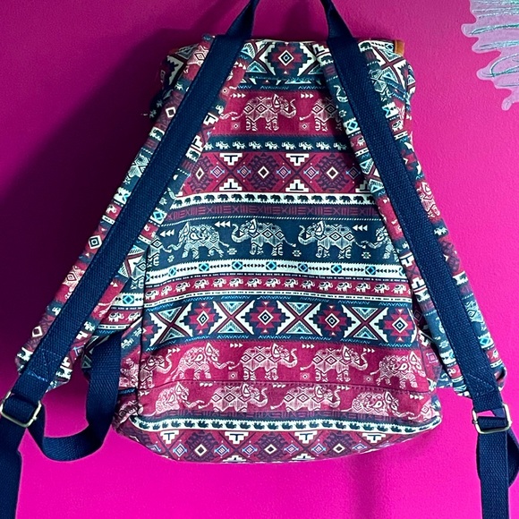 〰️➰Vegan Leather Muli-Compartment Backpack Satchel 🐘〰️ - Picture 2 of 13